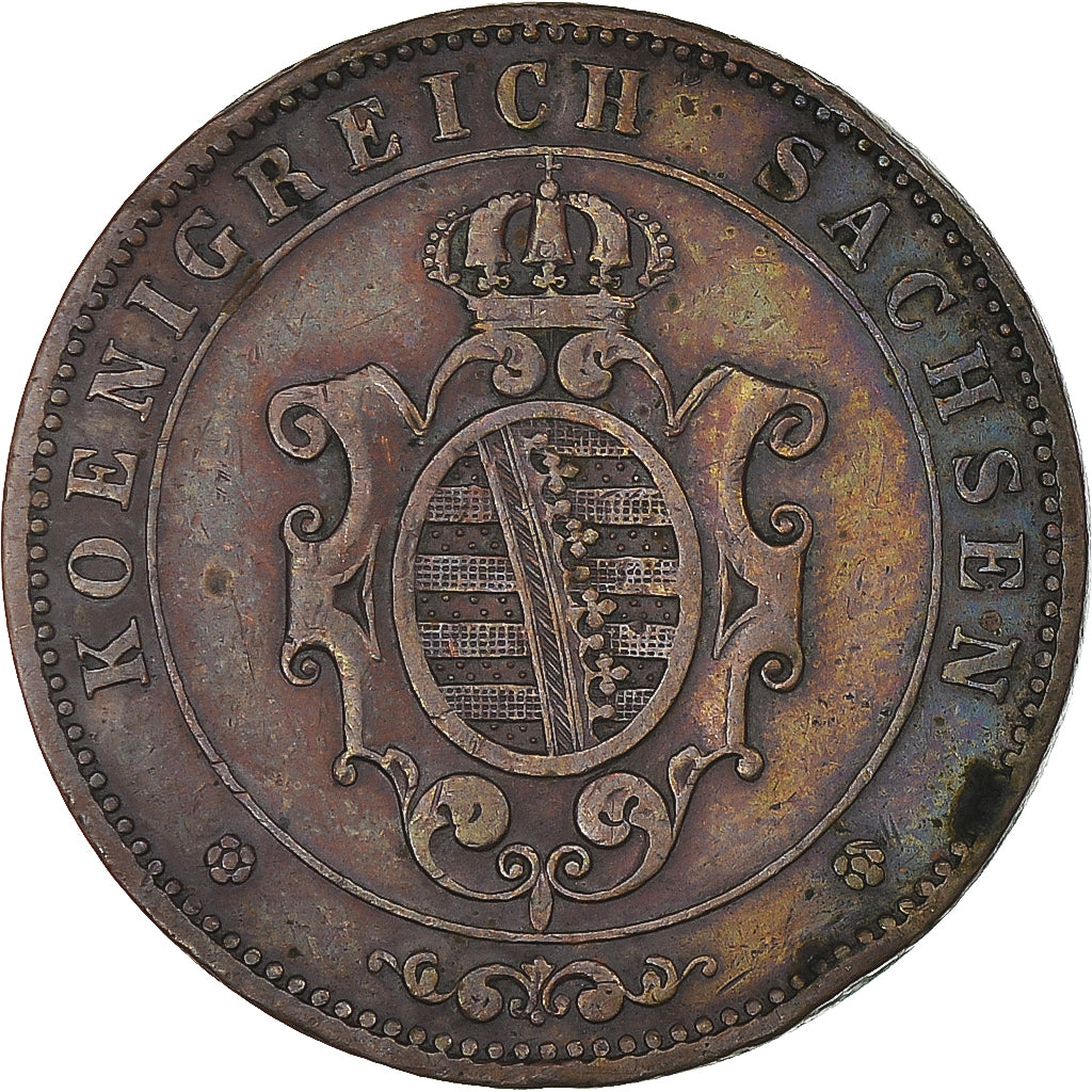 Coin, German States, 5 Pfennig, 1864