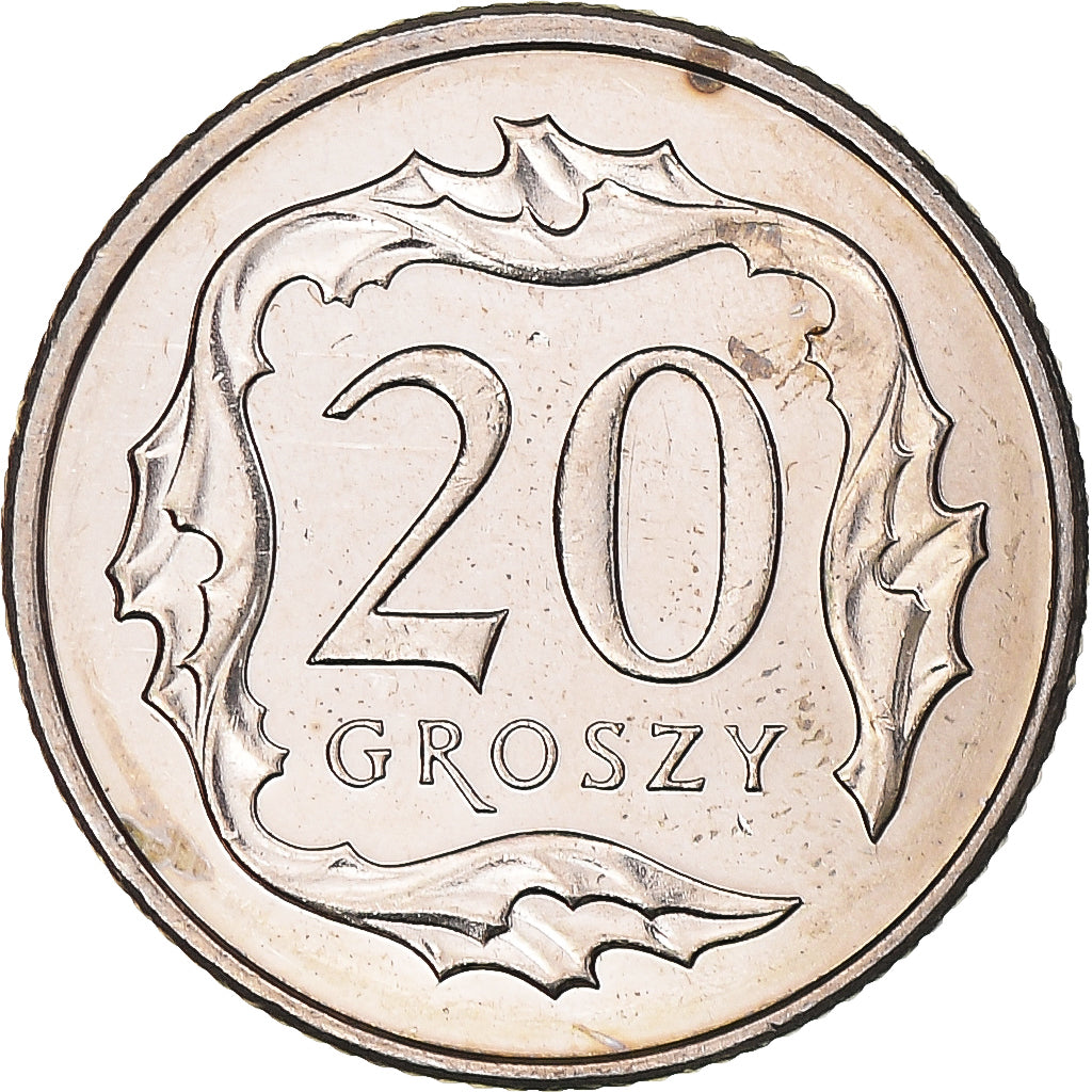 Moneta, Polonia, 20 Groszy, 2017
