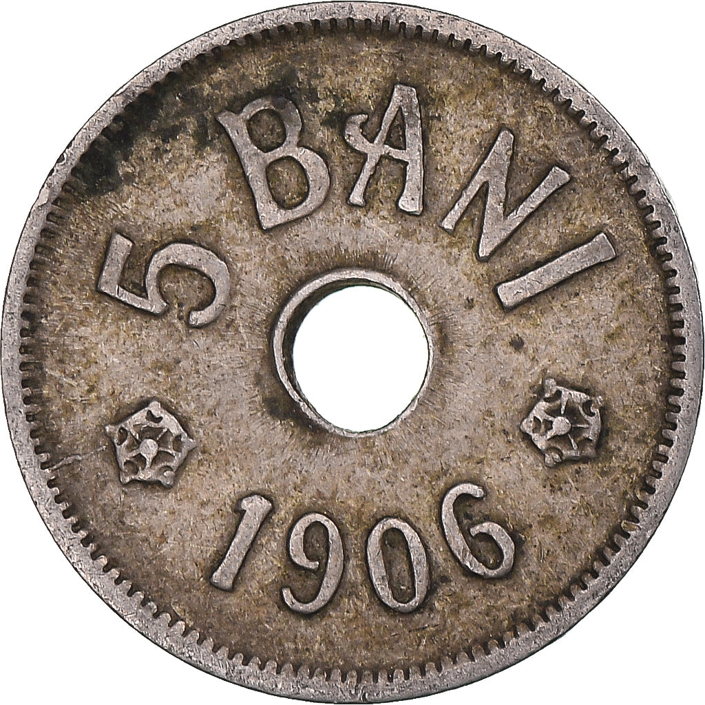 Coin, Romania, 5 Bani, 1906