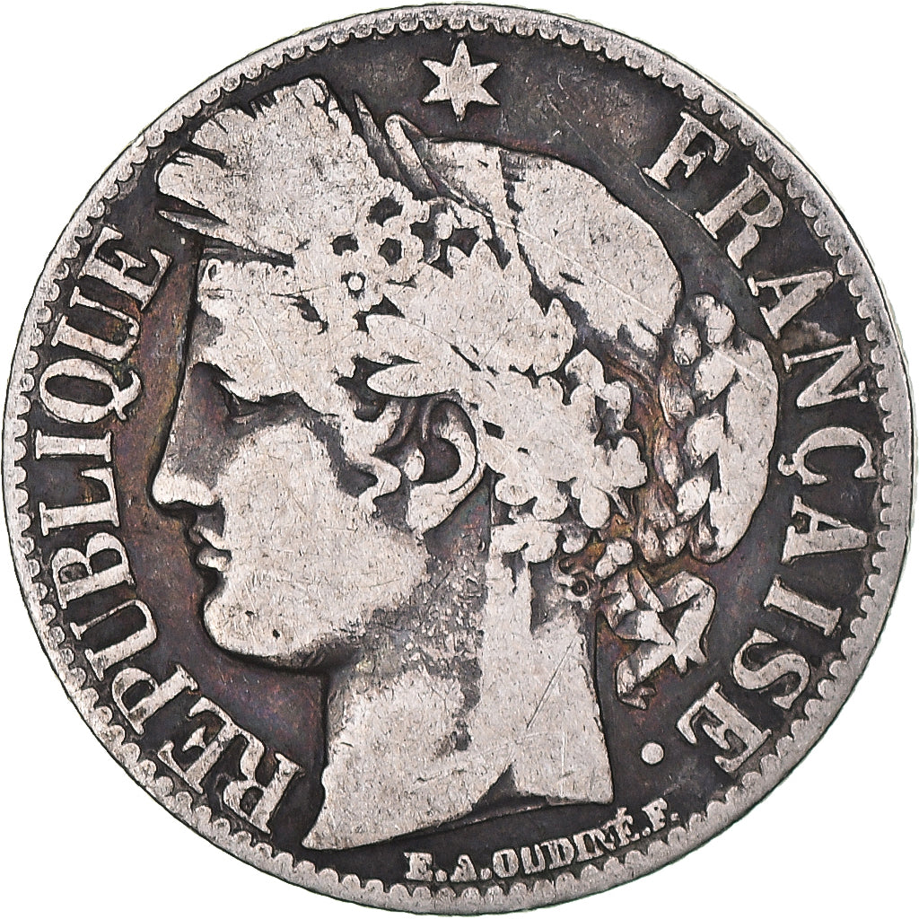 Coin, France, Franc, 1872