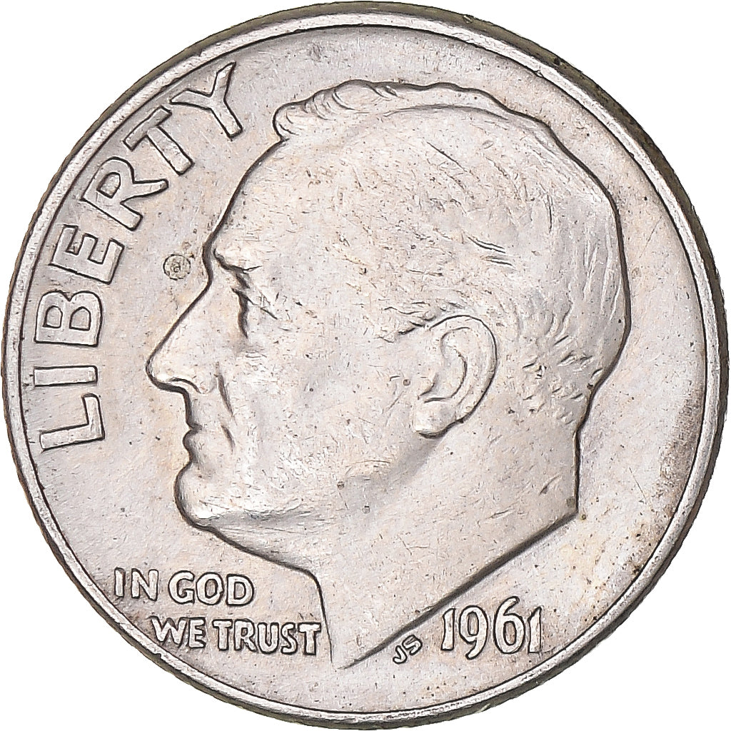 Moneta, Stati Uniti, Dime, 1961