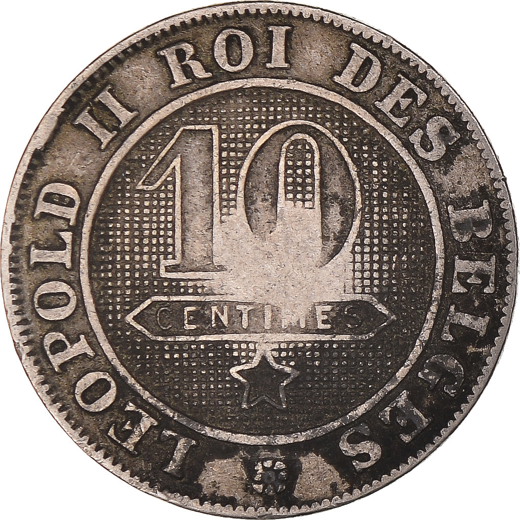 Coin, Belgium, 10 Centimes, 1894