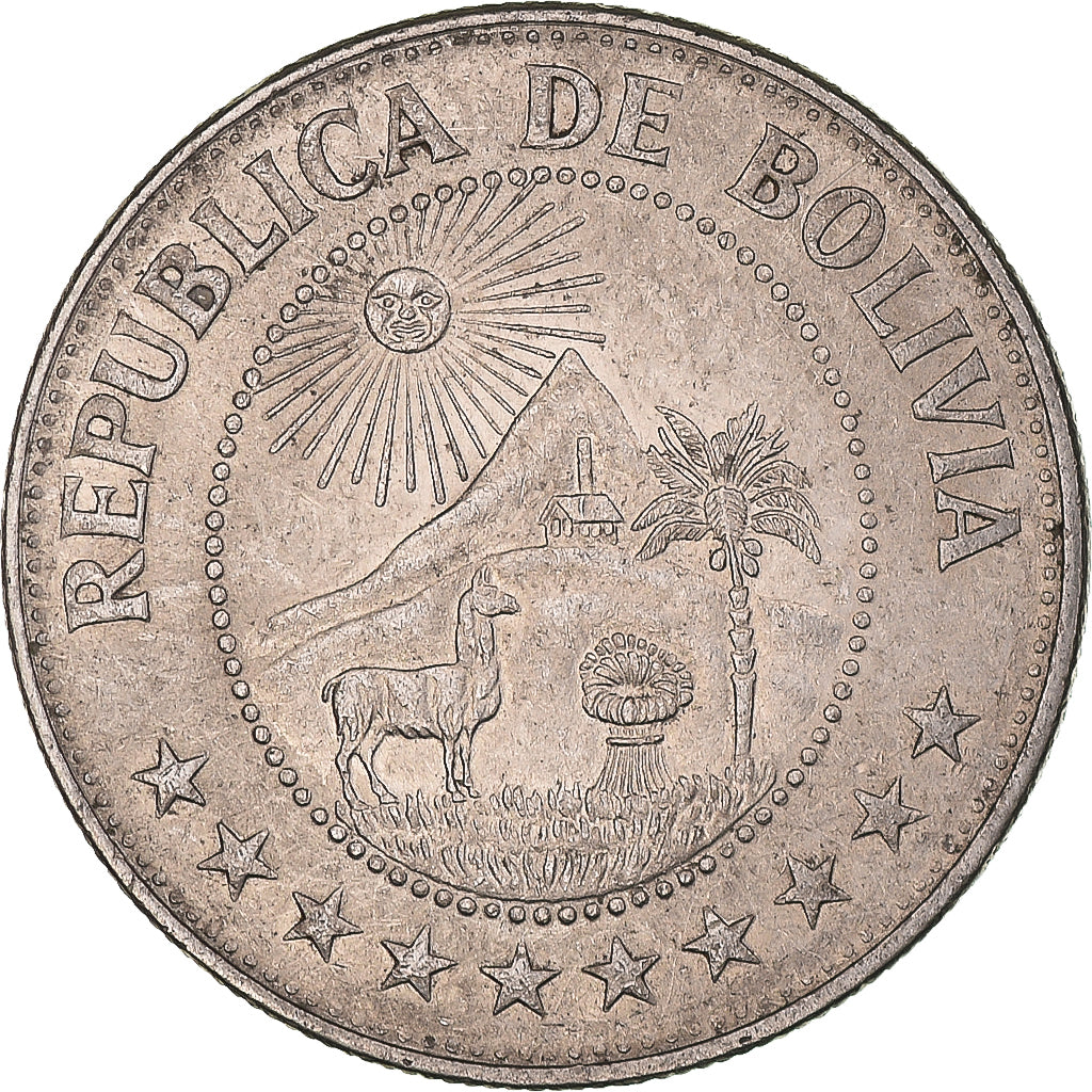 Coin, Bolivia, Peso Boliviano, 1972