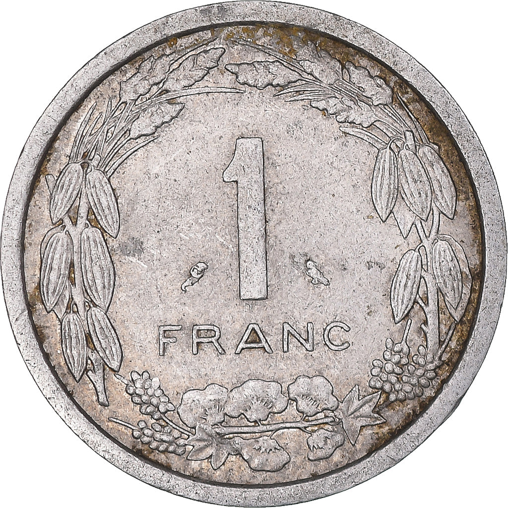 Moneta, Afryka Równikowa, Franc, 1969