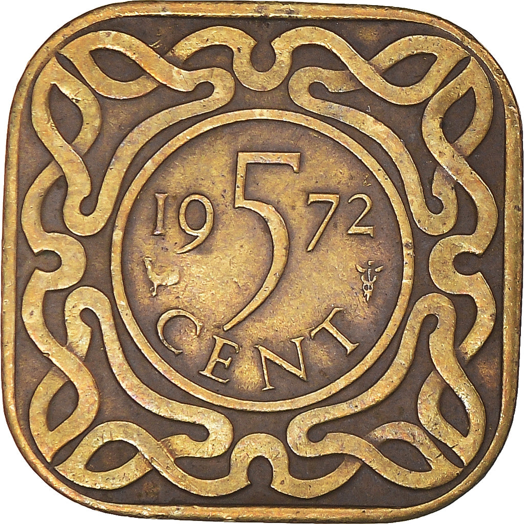 Moneda, Surinam, 5 Cents, 1972