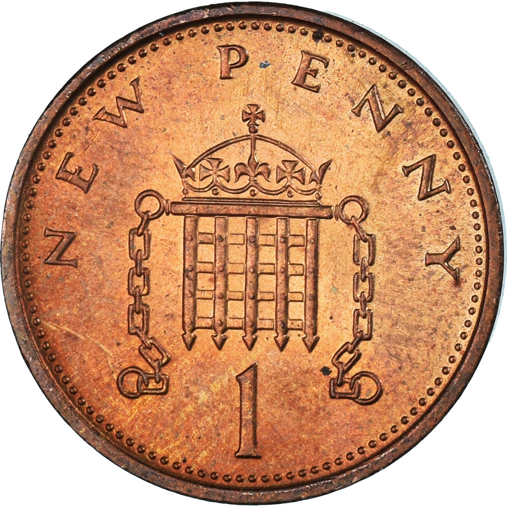 Monnaie, Grande-Bretagne, New Penny, 1976