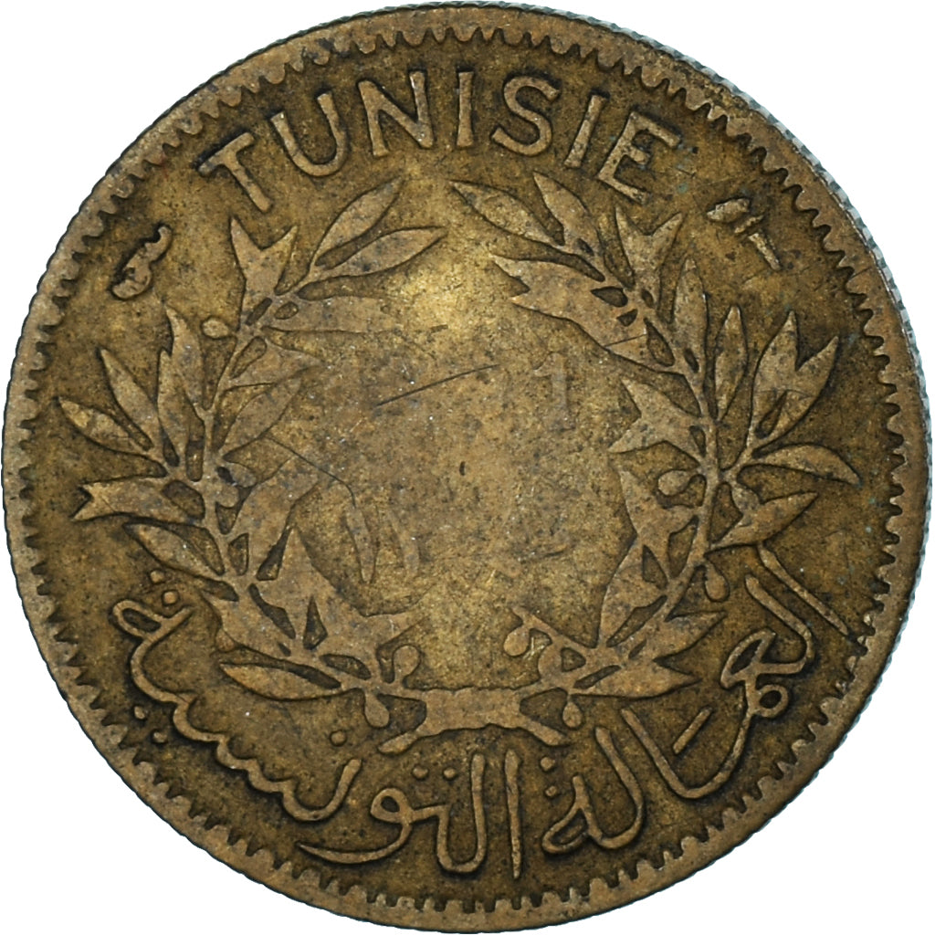 Moeda, Tunísia, 50 Centimes, Undated