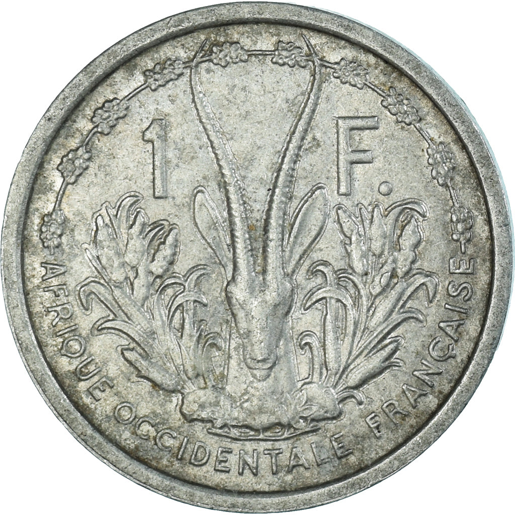 Coin, French West Africa, Franc, 1955