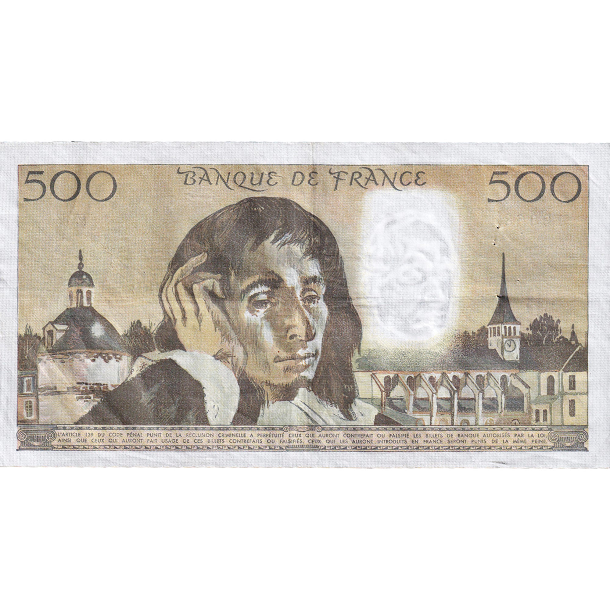 Frankreich, 500 Francs, Pascal, 1978, W.97, SS+, Fayette:71.18