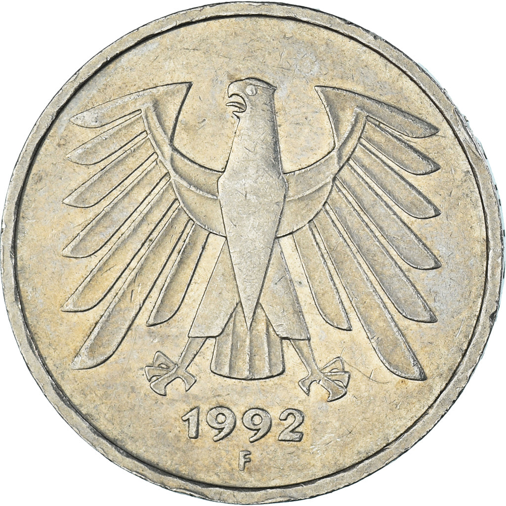Moneda, ALEMANIA - REPÚBLICA FEDERAL, 5 Mark, 1992