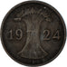 Moneda, Alemania, Reichspfennig, 1924