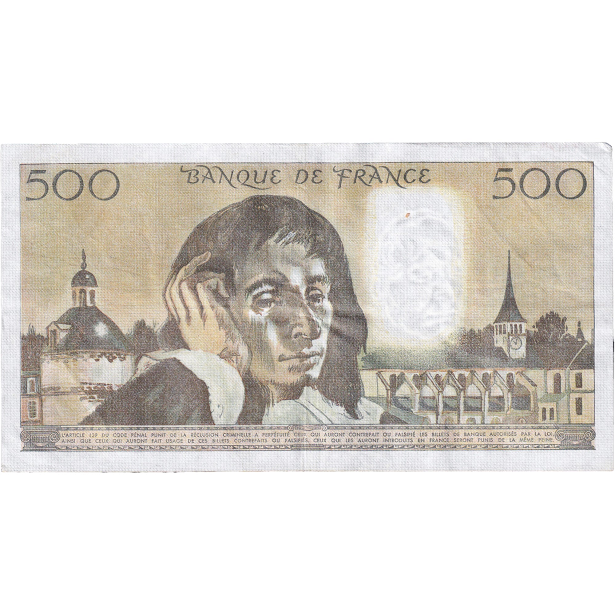 France, 500 Francs, Pascal, 1985, U.218, TTB+, Fayette:71.32