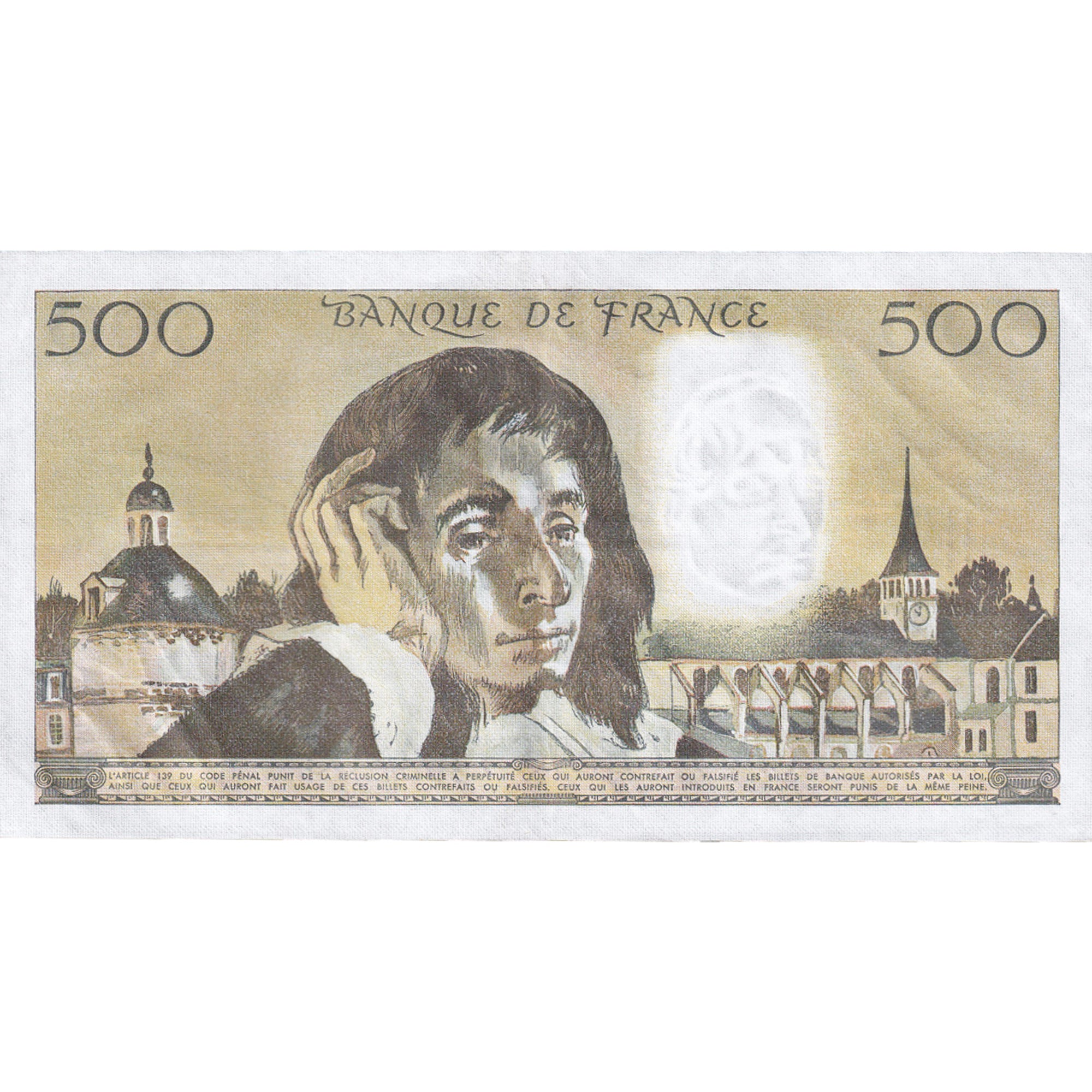 Frankreich, 500 Francs, Pascal, 1985, Z.230, VZ, Fayette:71.33