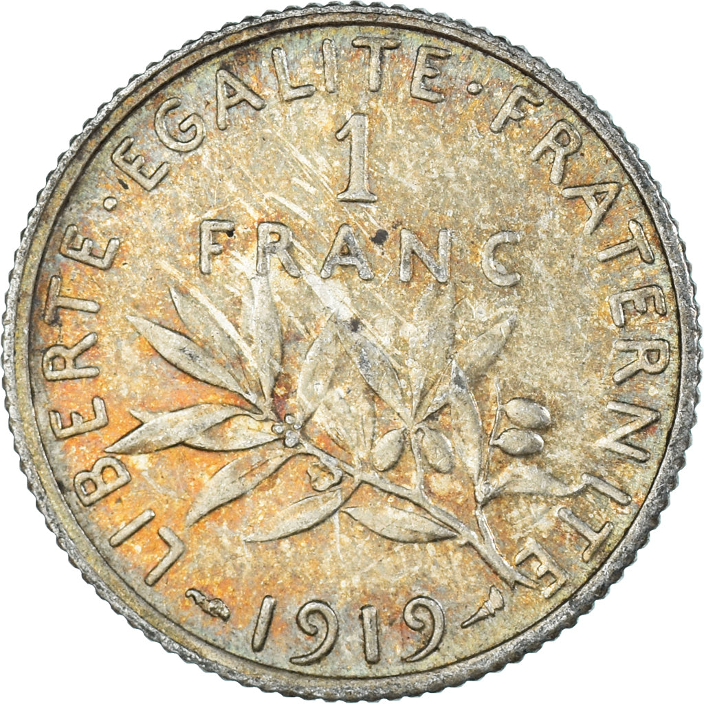 Moeda, França, Franc, 1919
