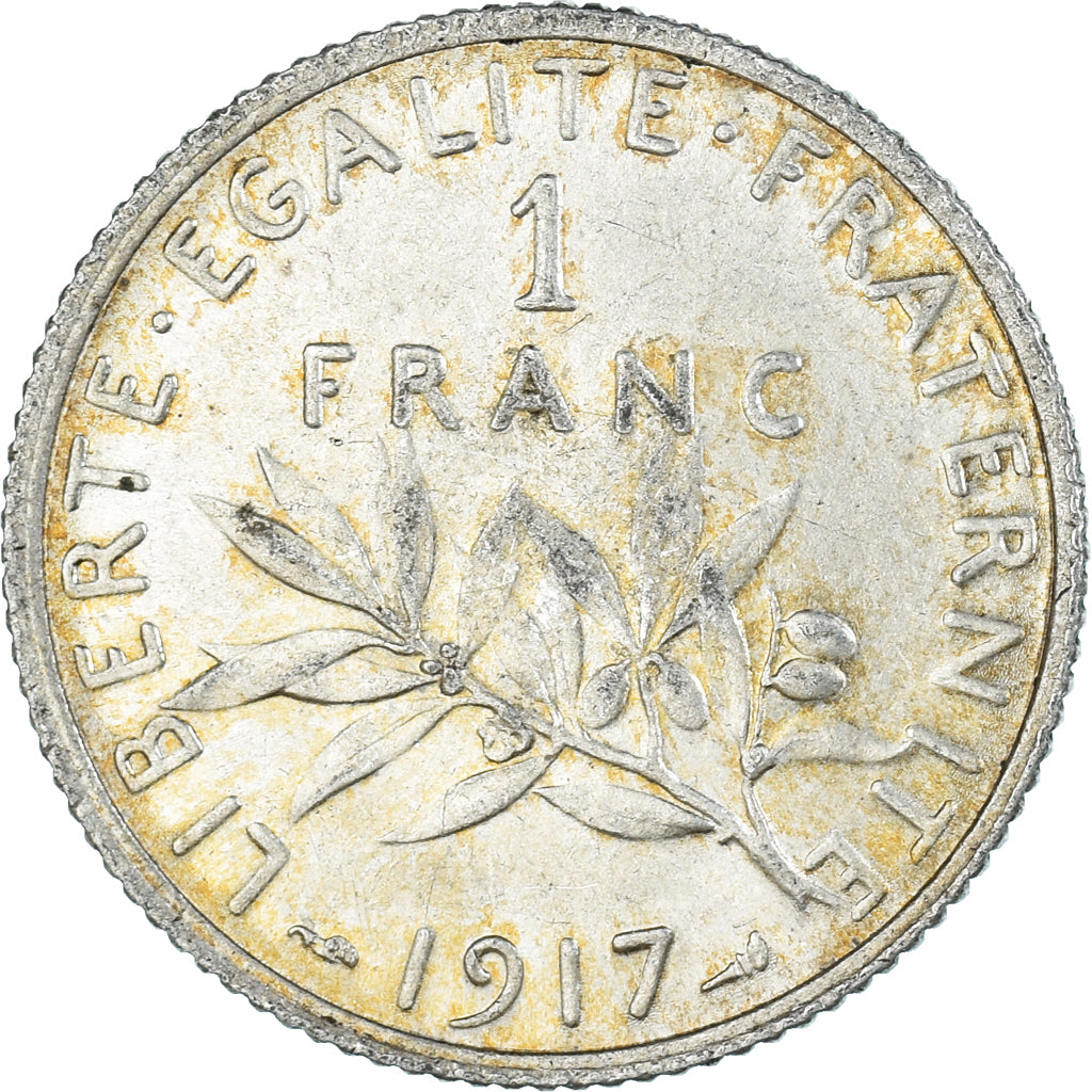 Monnaie, France, Franc, 1917
