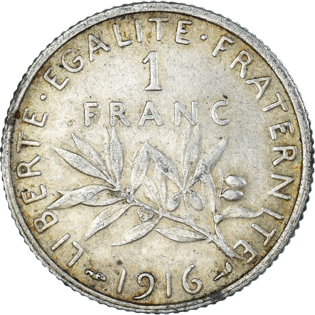 Munten, Frankrijk, Franc, 1916