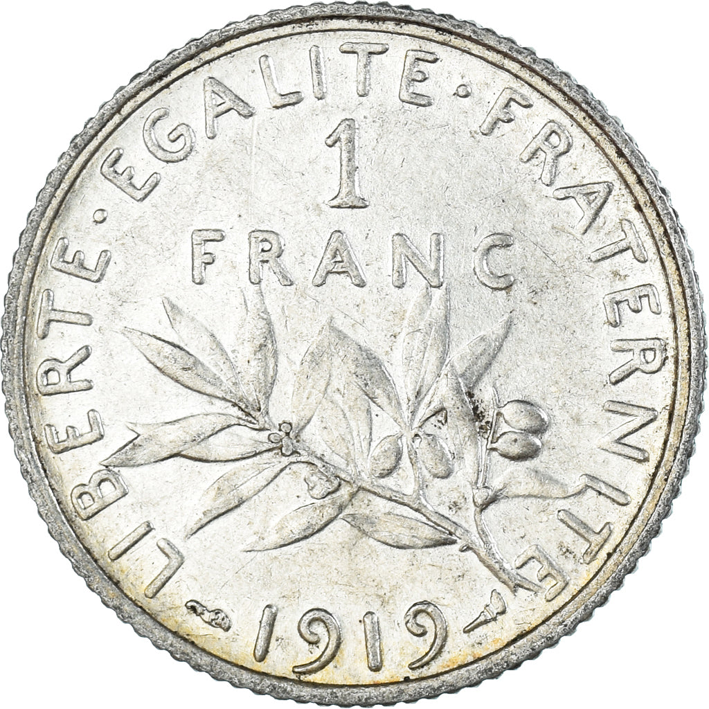 Moneda, Francia, Franc, 1919