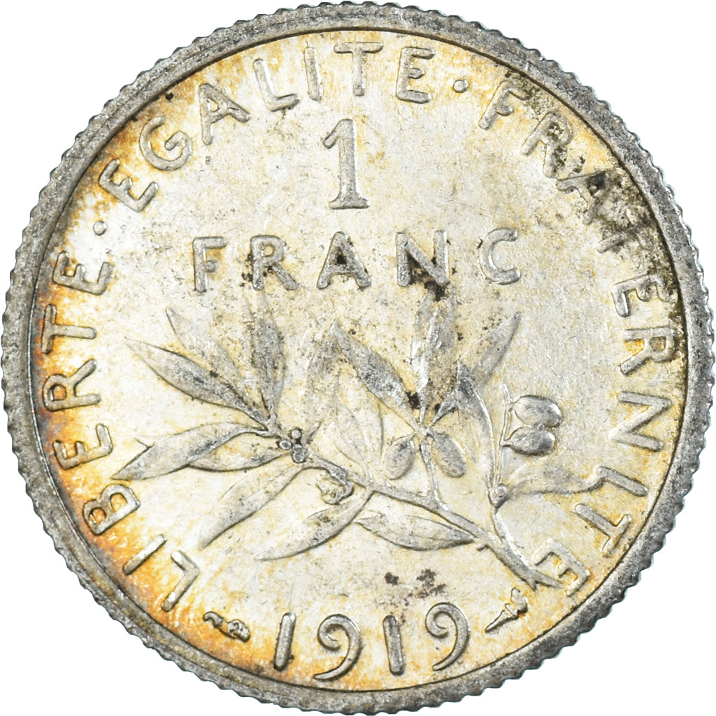 Moeda, França, Franc, 1919