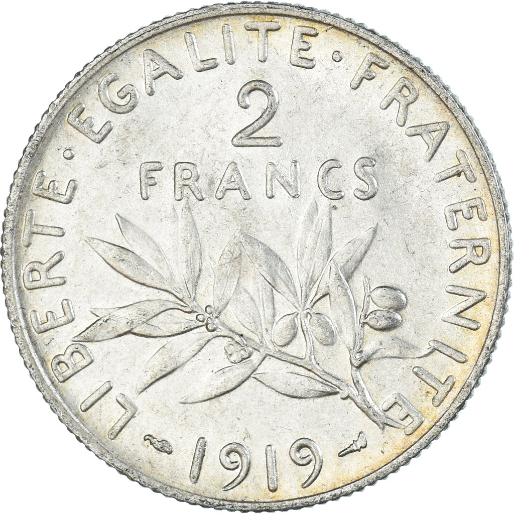 Moneta, Francia, 2 Francs, 1919
