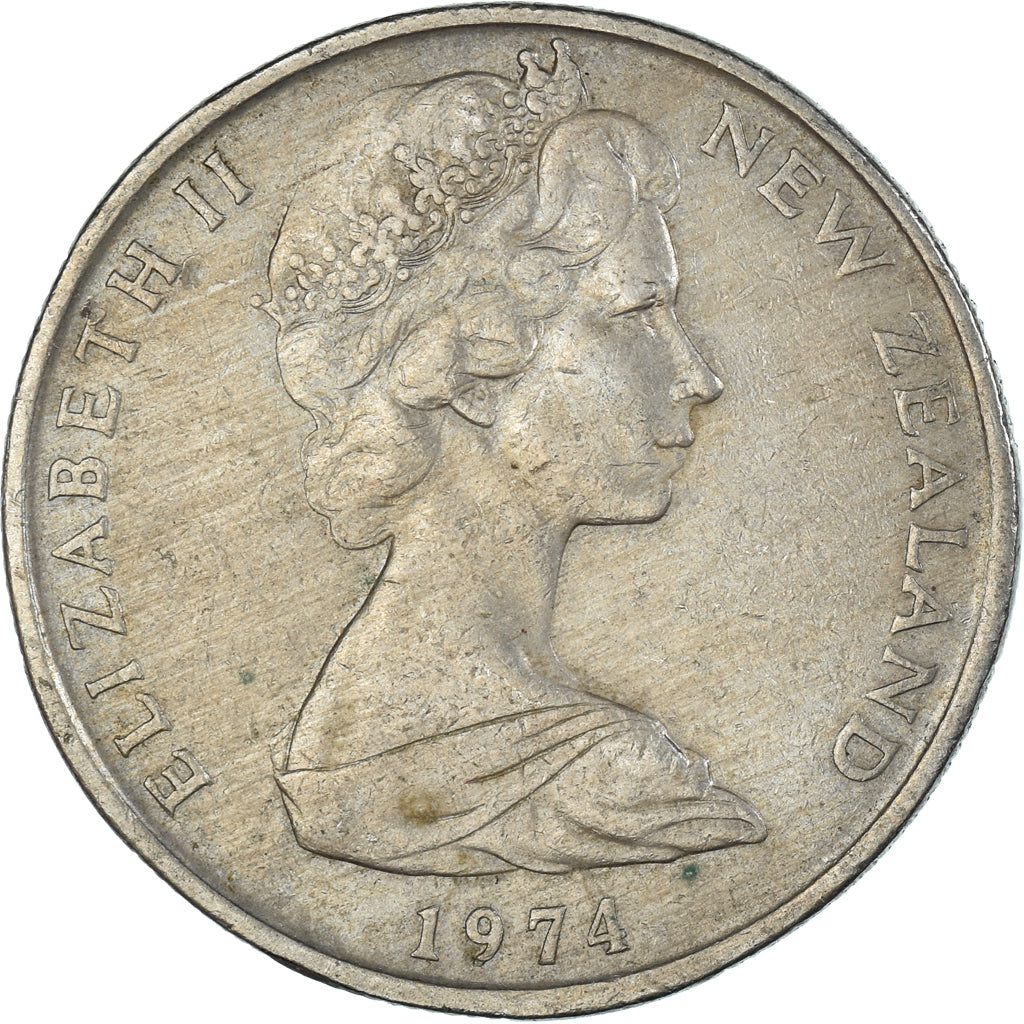 Münze, Neuseeland, 50 Cents, 1974