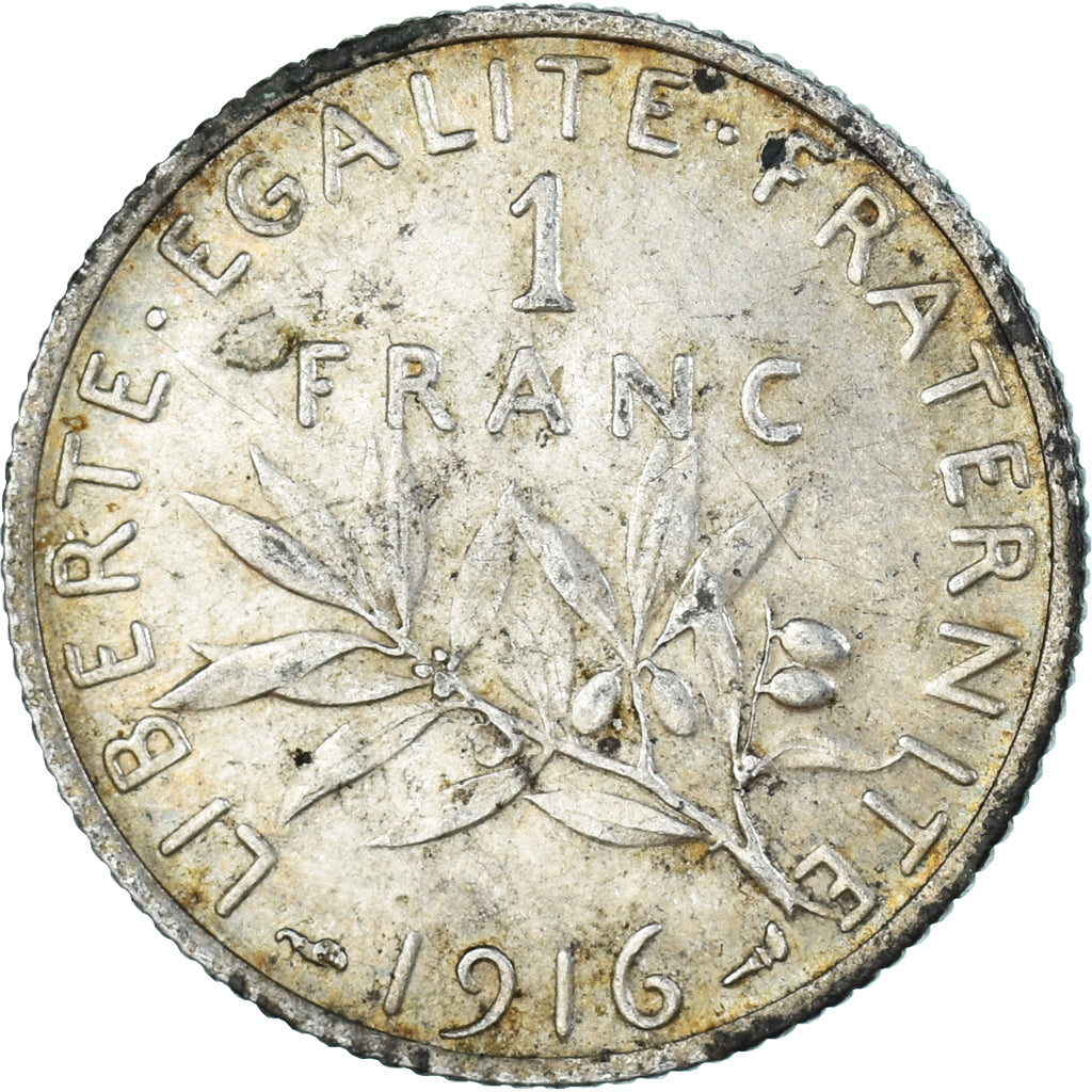 Moneta, Francia, Franc, 1916
