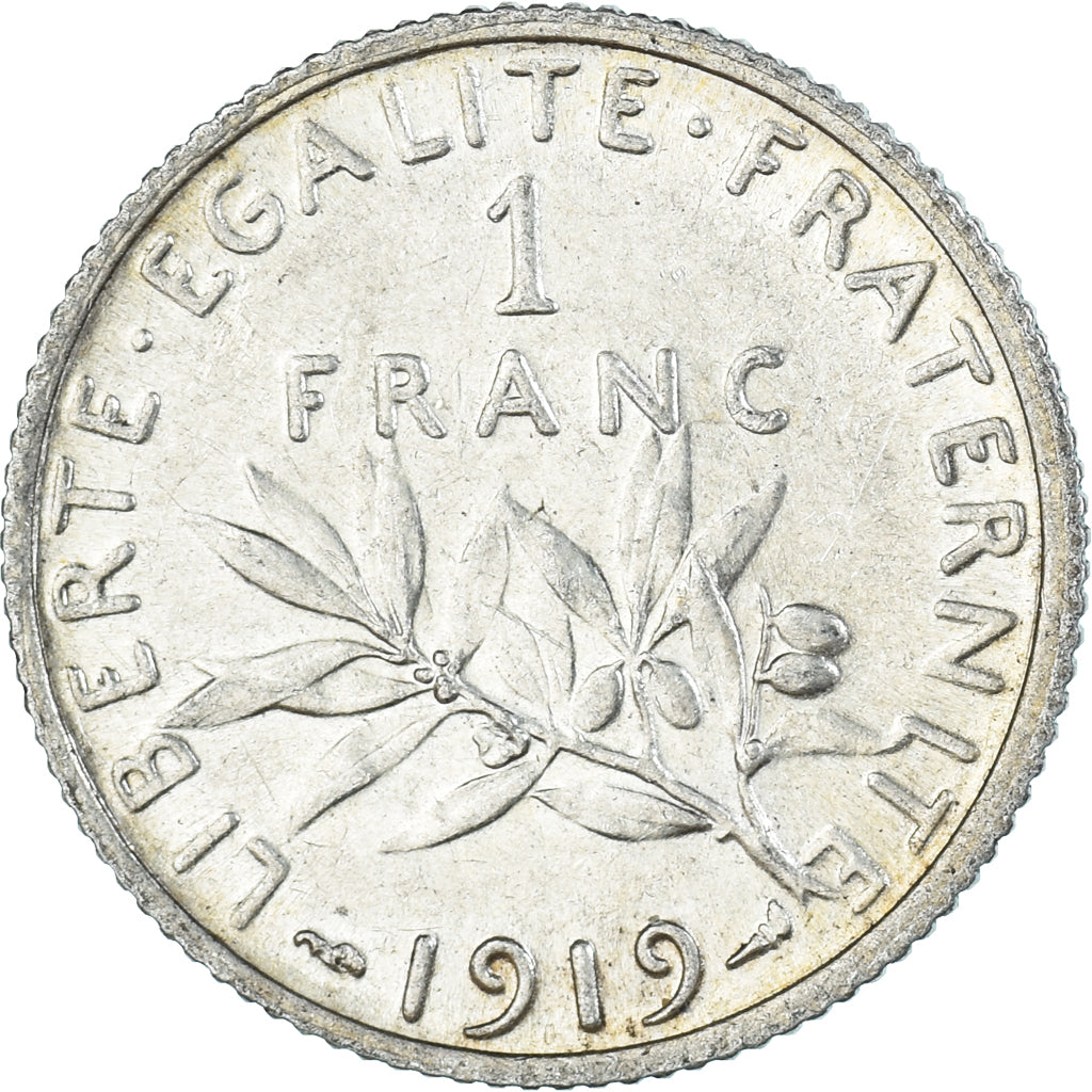 Monnaie, France, Franc, 1919