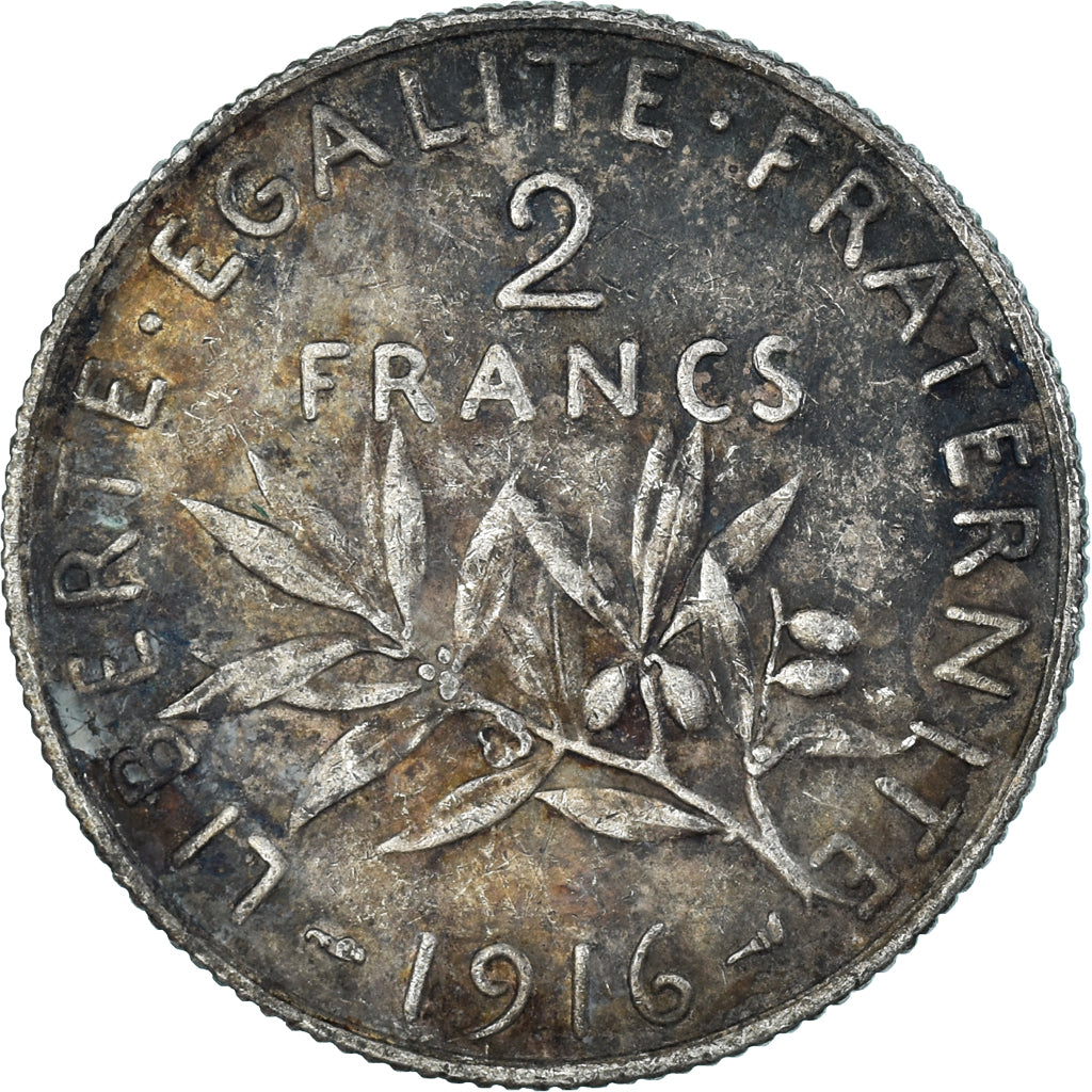 Coin, France, 2 Francs, 1916