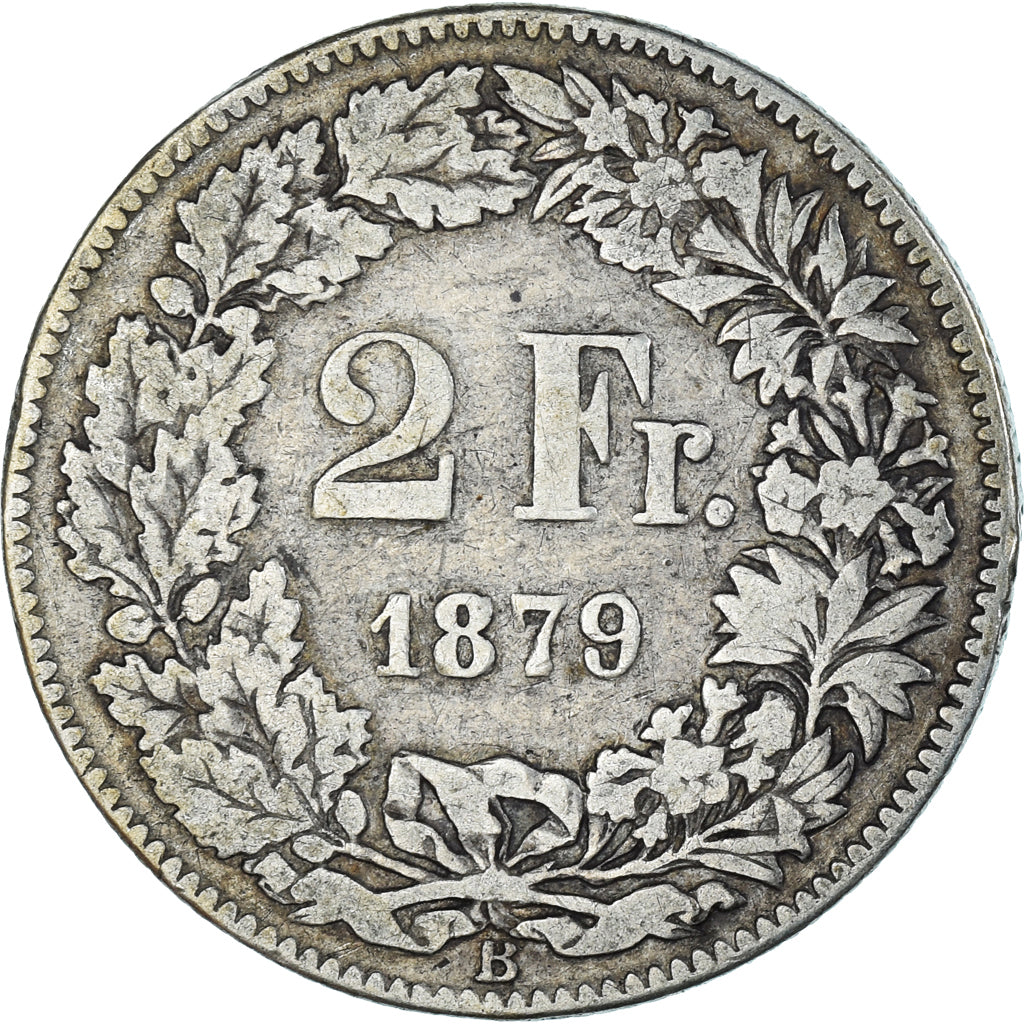 Coin, Switzerland, 2 Francs, 1879