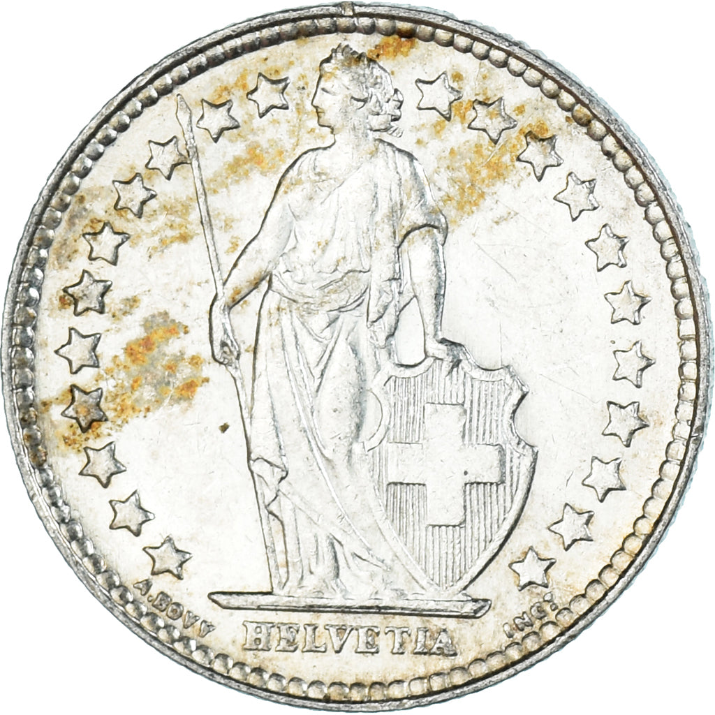 Moneta, Szwajcaria, 1/2 Franc, 1952
