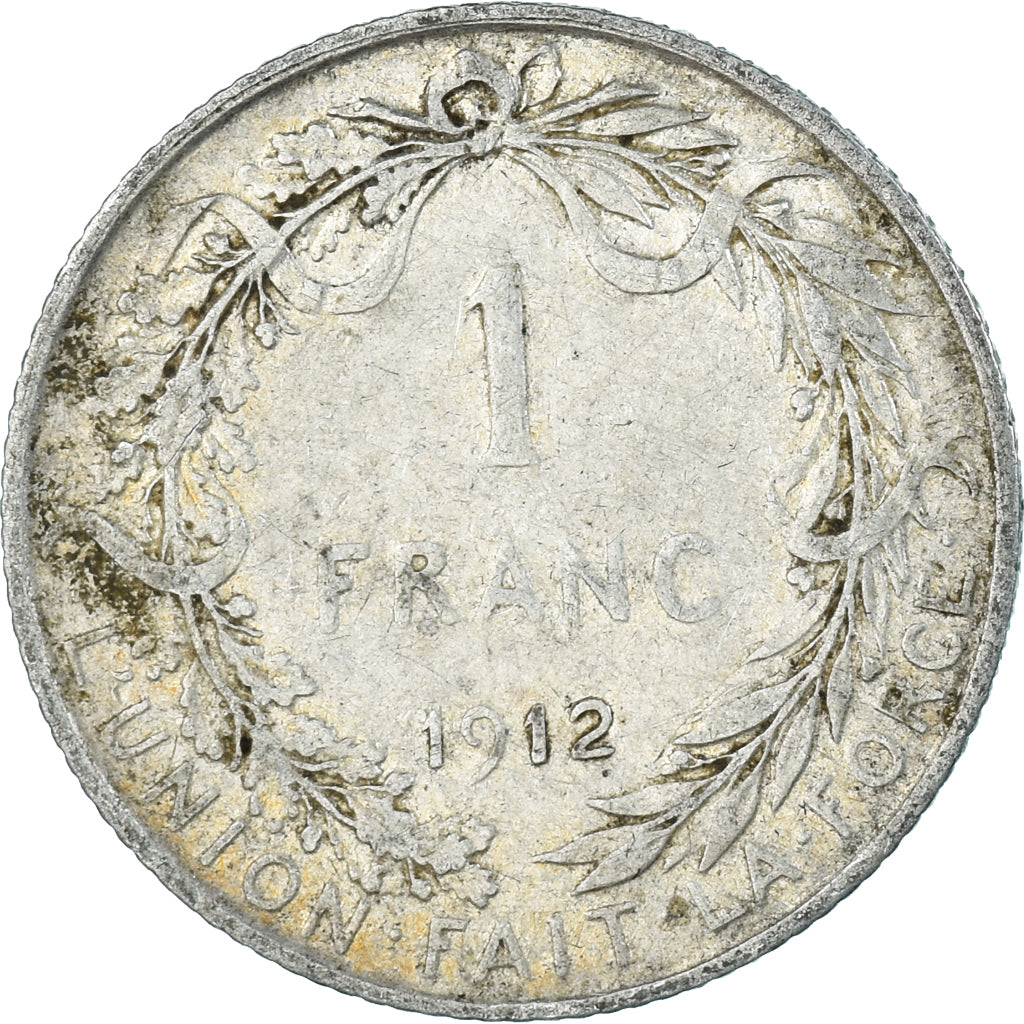 Moneta, Belgio, Franc, 1912