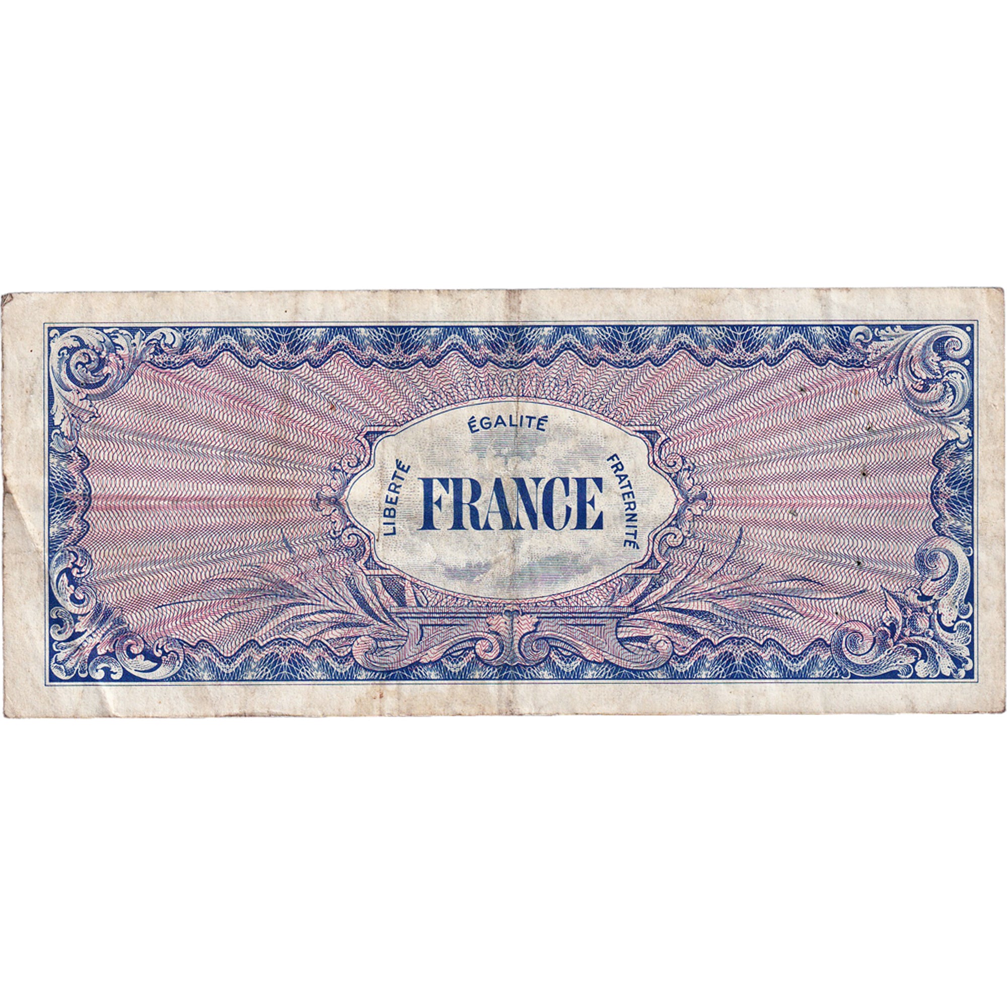 Francia, 100 Francs, Flag/France, 1945, 84105244, BC+, Fayette:VF25.6