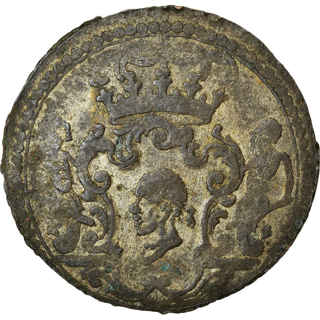 Moeda, ESTADOS ITALIANOS, CORSICA, General Pasquale Paoli, 4 Soldi, 1767