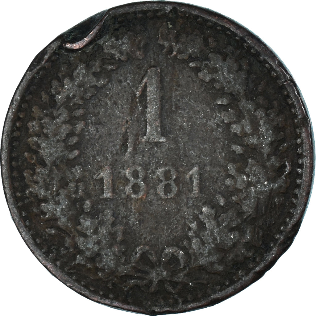 Moneta, Austria, Kreuzer, 1881