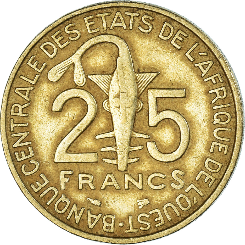 Monnaie, Communauté économique des États de l'Afrique de l'Ouest, 25 Francs