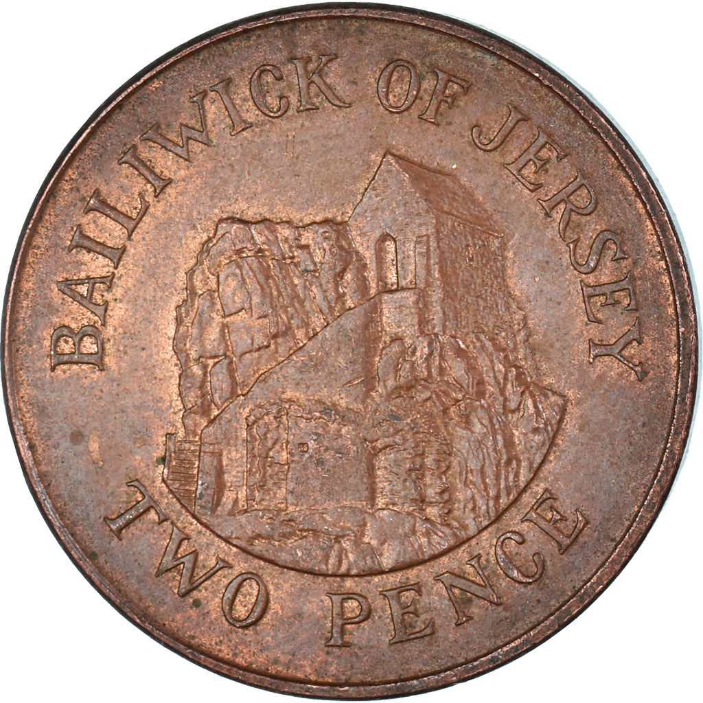 Moneda, Jersey, 2 Pence, 1992