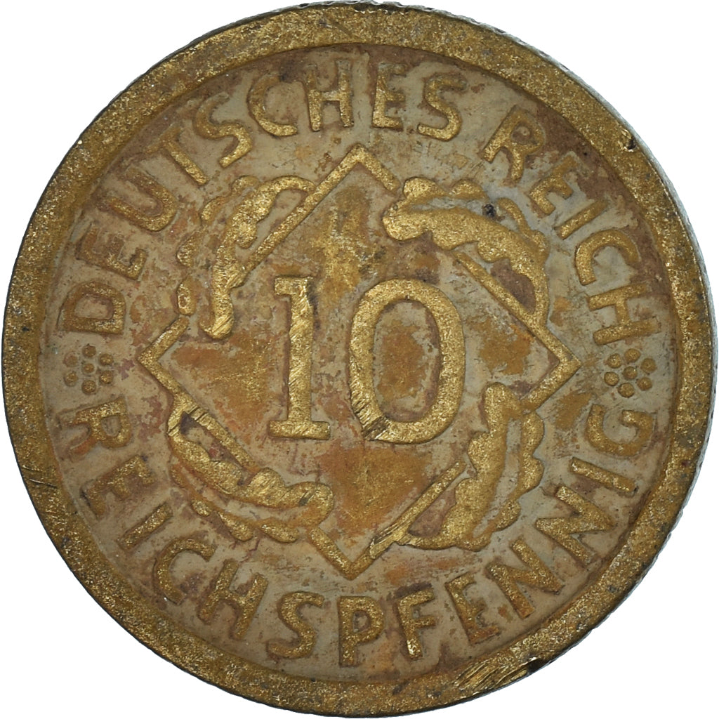 Coin, GERMANY, WEIMAR REPUBLIC, 10 Reichspfennig, 1932