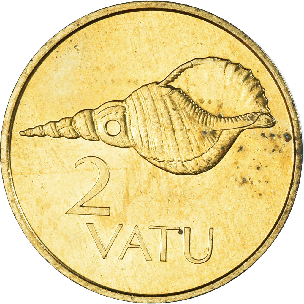 Münze, Vanuatu, 2 Vatu, 1990