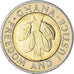 Coin, Ghana, 100 Cedis, 1991