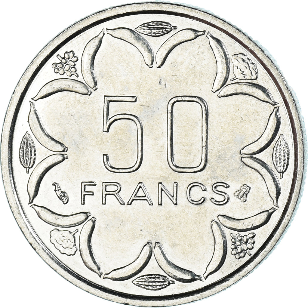 Monnaie, États de l'Afrique centrale, 50 Francs, 1996