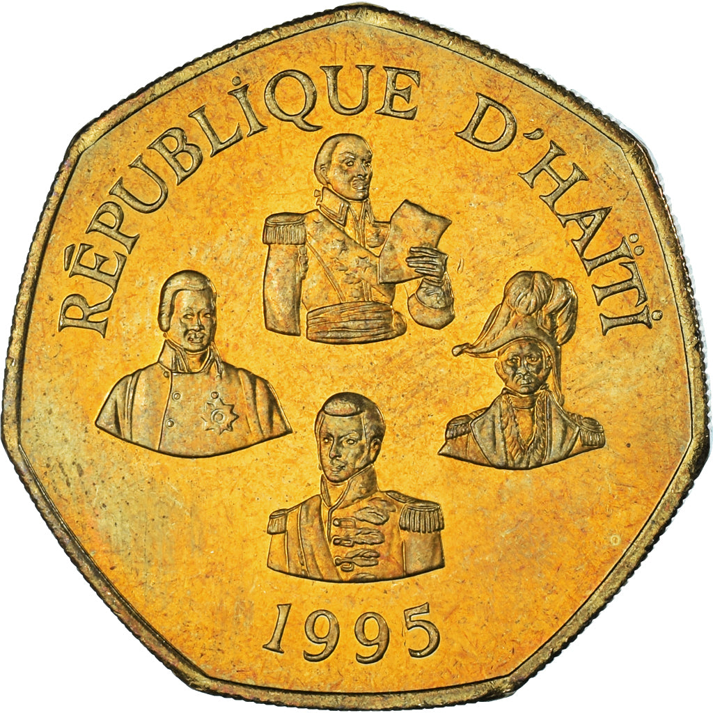 Monnaie, Haïti, 5 Gourdes, 1995