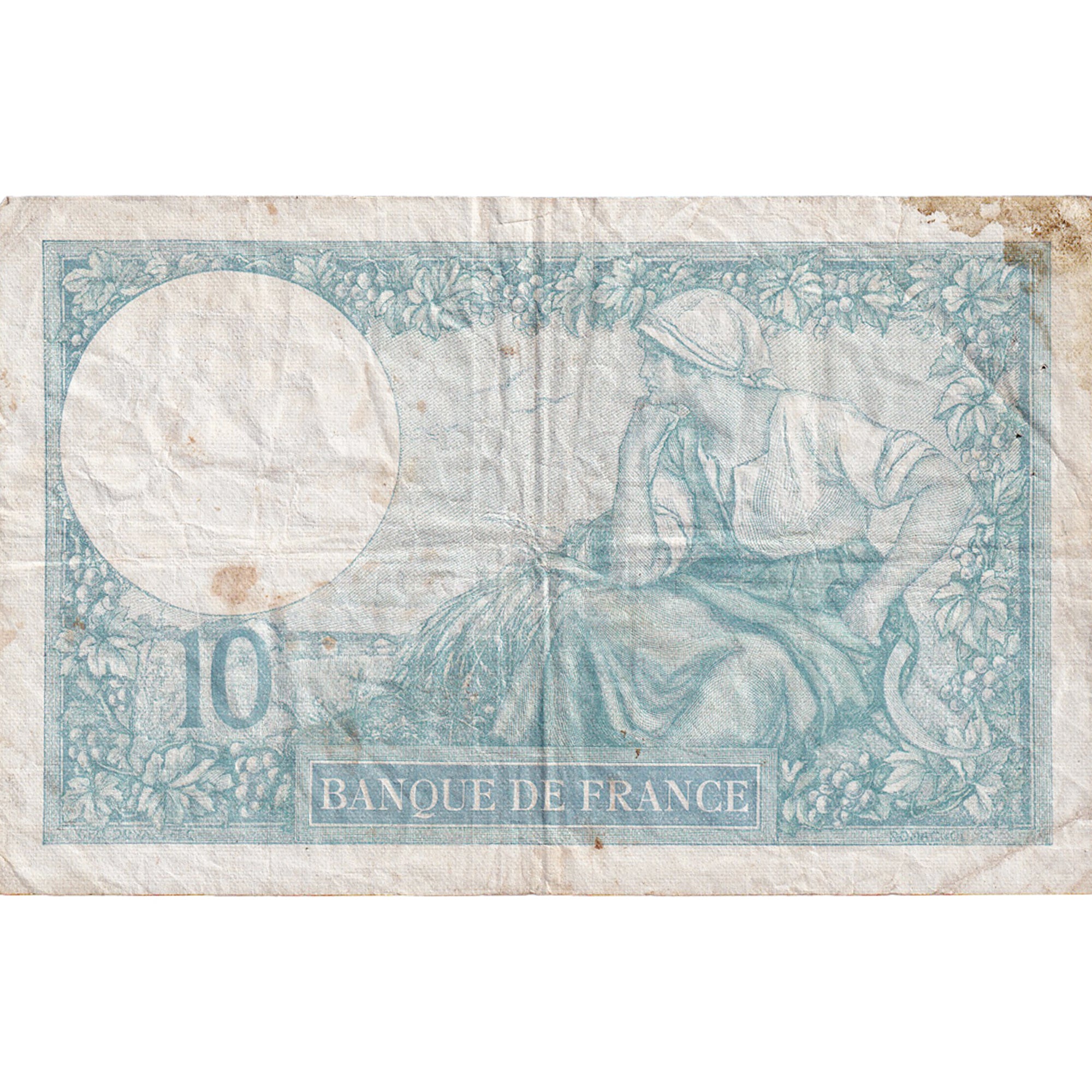 Francia, 10 Francs, Minerve, 1936, Q.67665, BC+, Fayette:6.17, KM:73e