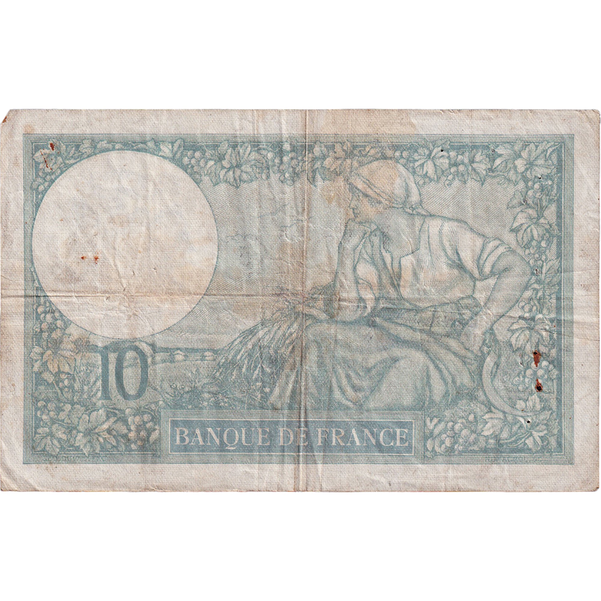 Frankreich, 10 Francs, Minerve, 1939, Q.68255, S, Fayette:7.1, KM:84