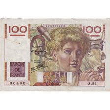 Francja, 100 Francs, Jeune Paysan, 1946, S.91, EF(40-45), Fayette:28.8, KM:128a