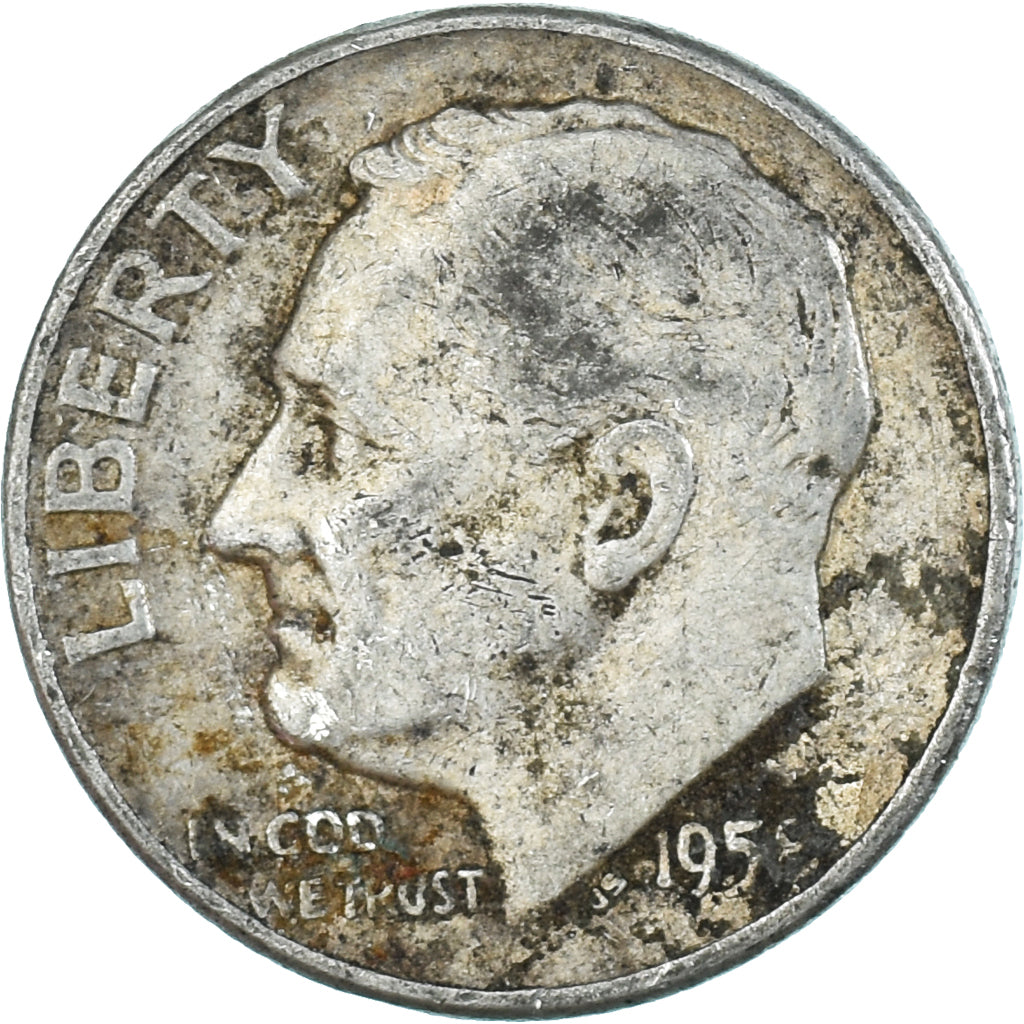 Monnaie, États-Unis, Dime, 1958