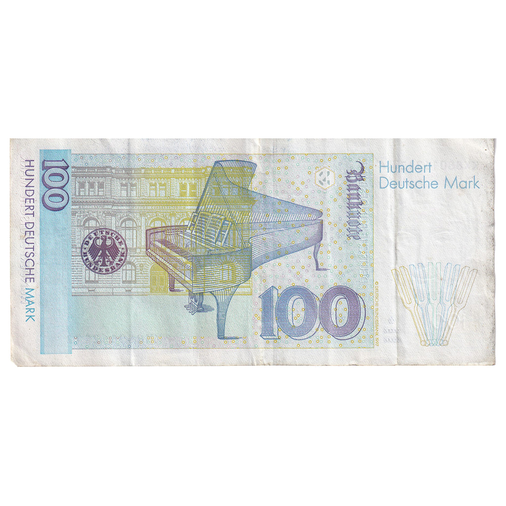 Banknot, Niemcy - RFN, 100 Deutsche Mark, 1996, 1996-01-02, KM:46, EF(40-45)