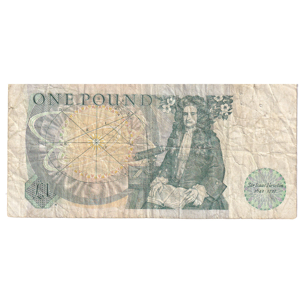 Biljet, Groot Bretagne, 1 Pound, KM:377b, TB+