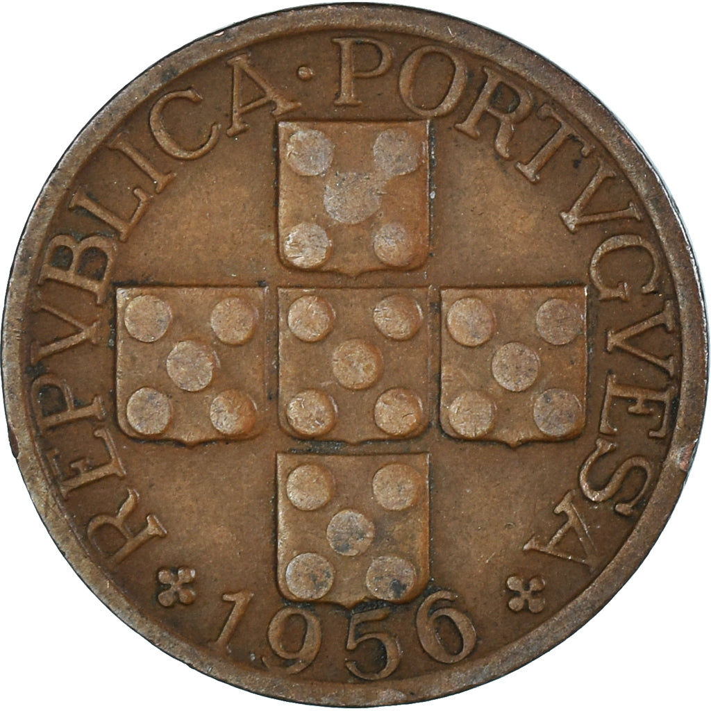 Moneta, Portogallo, 20 Centavos, 1956