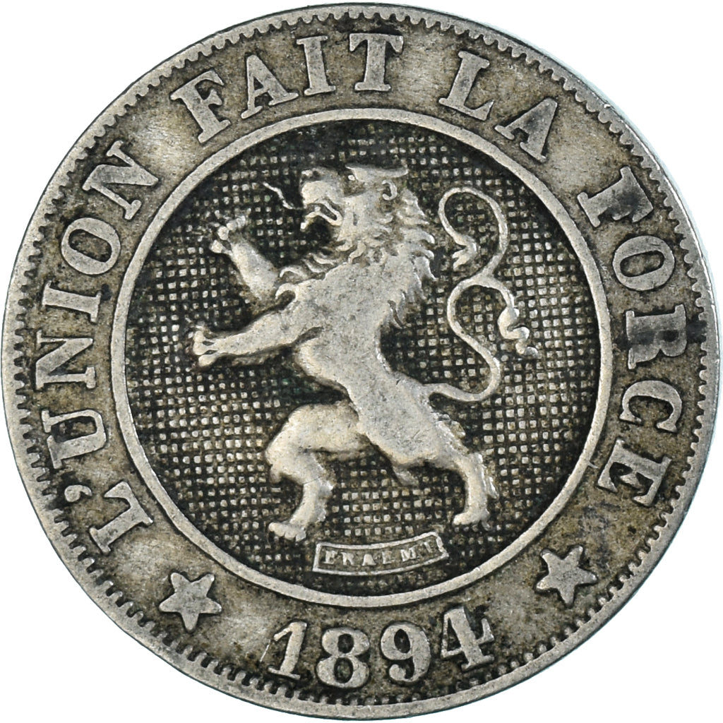 Moneda, Bélgica, 10 Centimes, 1894