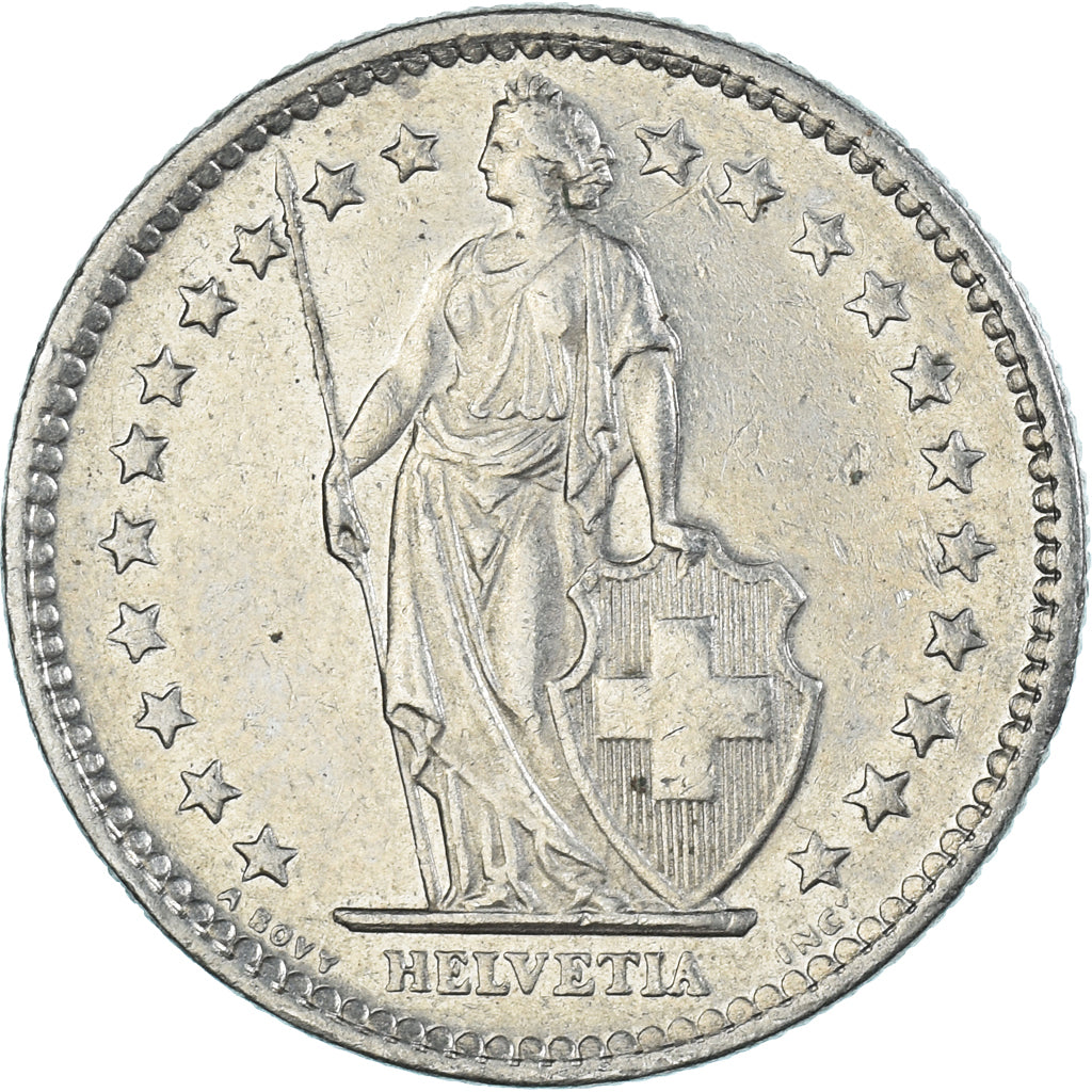 Moneta, Svizzera, 2 Francs, 1982