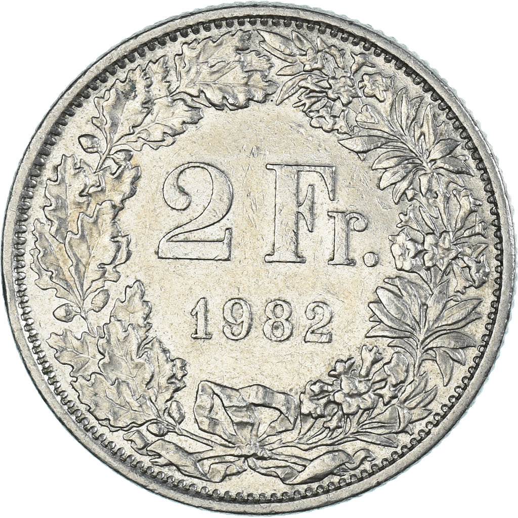 Moneta, Svizzera, 2 Francs, 1982
